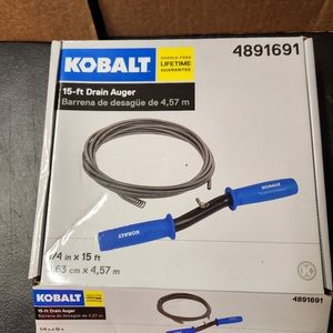 Kobalt 25-ft Drain Auger 1/2 in by 50 foot #4891692